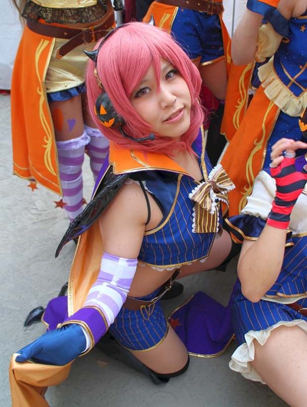 ハロウィン風の衣装で参加！