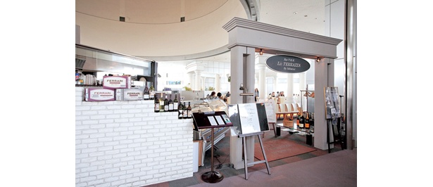 展望室にあるのは、イタリアンの名店「SABATINI」
