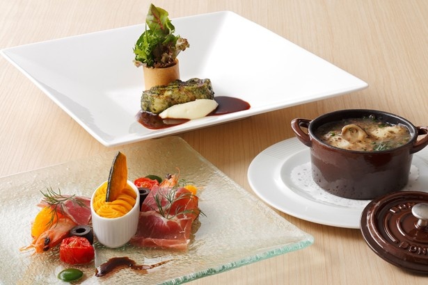 カービング技術を生かしたアートな料理たち