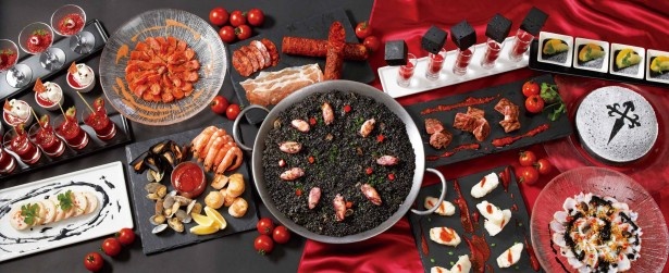 赤と黒の料理大集合 ヒルトン大阪で「スペイン料理フェア」開催