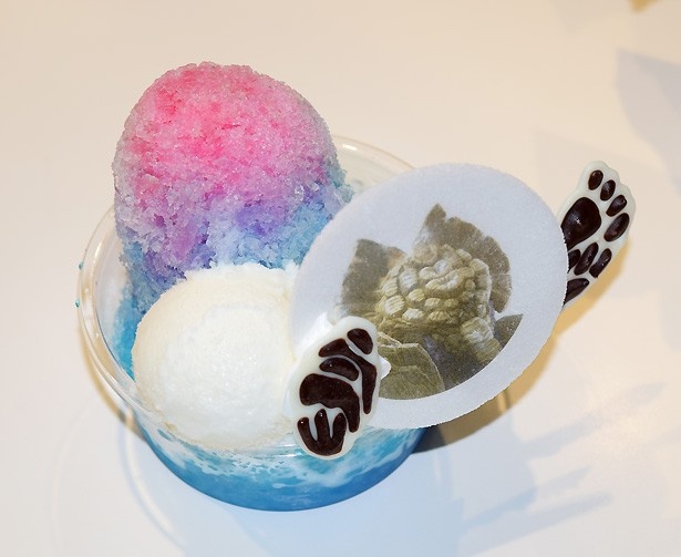 「不動の山神！ガムートの雪山ジェラート」(750円)