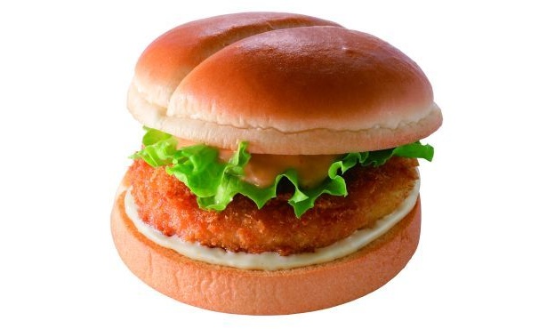 一番お得なのはコレ！エビバーガーセット(620円→480円)