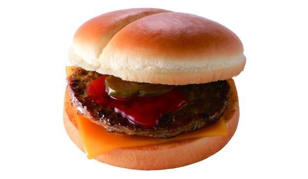 チーズバーガーセットは、なんとハンバーガーセットと同じ価格！(470円→380円)