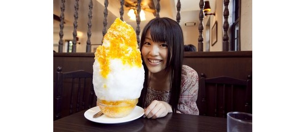 みずきちゃんの顔より大きい！