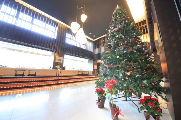 強羅天翠が全館クリスマス色に変身