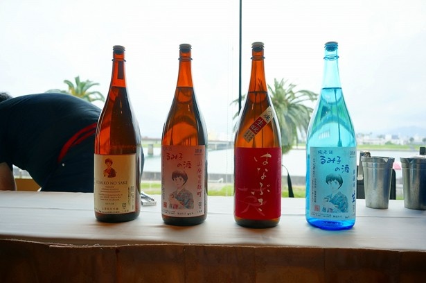 【写真を見る】三重県の森喜酒造の銘酒がそろう