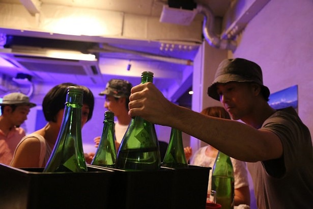 3種類の日本酒を飲み比べができるのがうれしい