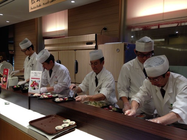 職人が目の前で握ってくれるのが嬉しい