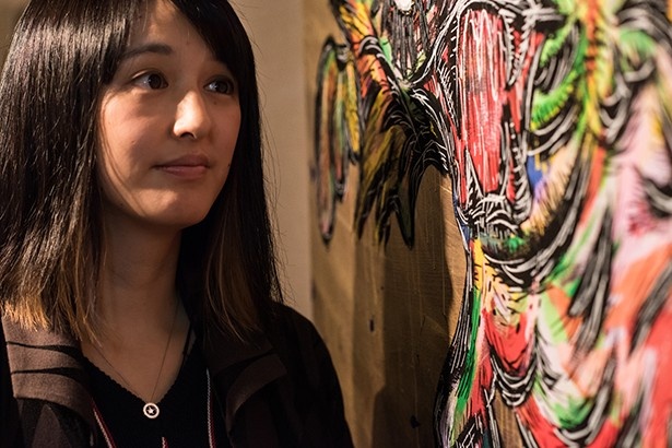 【写真を見る】彩鳳堂画廊(東京・中央区京橋)で小松美羽の個展が開催