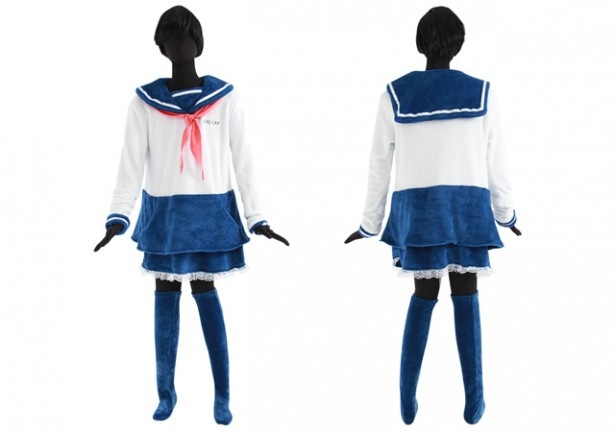 男性用セーラー服「ボクセラ」。サイズは身長170cmまでの人にぴったりなMサイズと、身長180cmの人まで着用できるLサイズの2種類（色タイプ、2色あり）