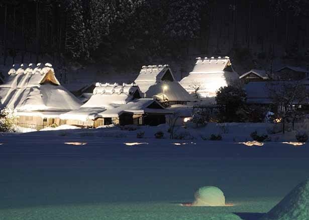 画像1 2 京都美山かやぶきの里で冬の絶景ライトアップ開催 ウォーカープラス