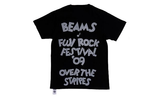 「OVER THE STRiPES×BEAMSのミッキーマウスTシャツ」（BLACK・裏）