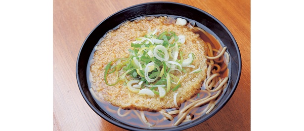 一番人気はコレ！「自家製麺の天ぷらそば」290円