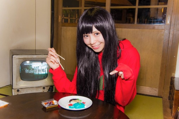 おそ松がモチーフの「松野家長男☆おそ松兄さん餃子」(830円)