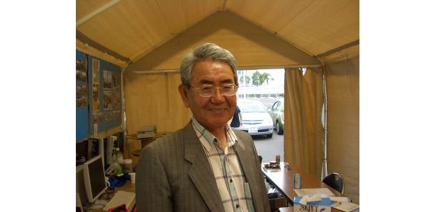 Y100も体験した森本会長。優しい方です