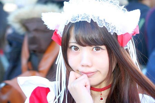 多数集結するコスプレイヤーにも注目が集まっている