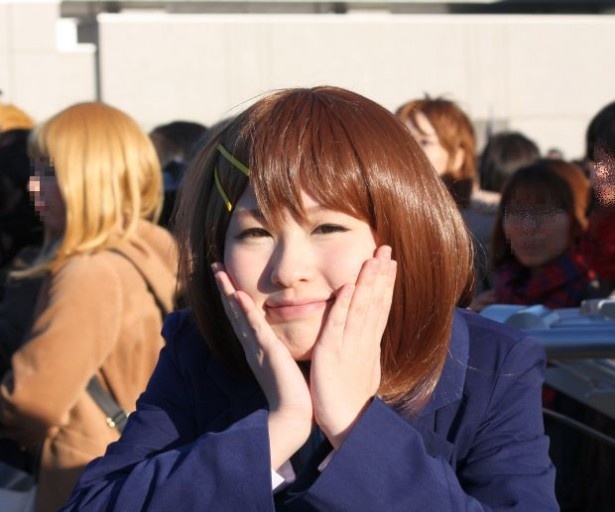 キュートな笑顔を見せてくれた