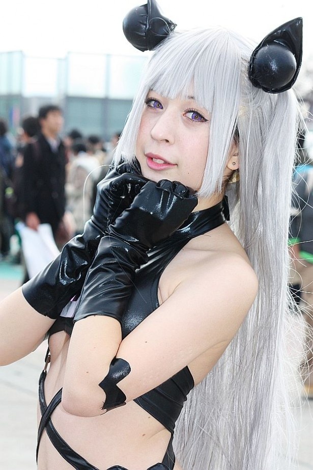 「新妹魔王の契約者」のサキュバス万理亜に扮するしろさん
