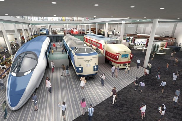 4月29日(祝)にオープンの「京都鉄道博物館」は53両もの車両を収蔵