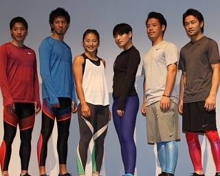 ナイキの新タイツ発表会にトップアスリートが集結