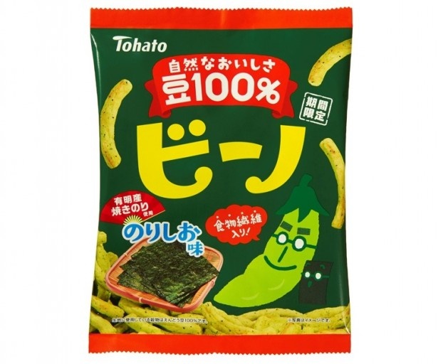 香ばしく香るごま油がアクセント。クセになる味わいの「ビーノ・のりしお味」(参考小売価格・税抜122円)
