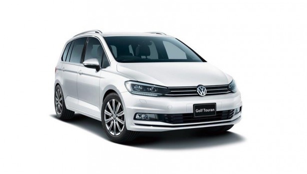 11年振りにフルモデルチェンジされた新型「Golf Touran」(284万7000円～376万9000円)