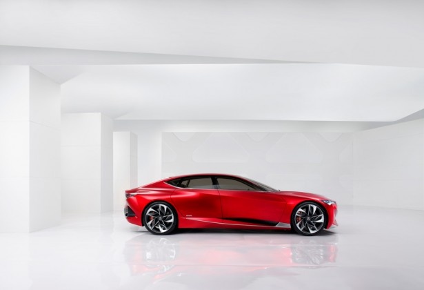 「Acura Precision Concept」は、流れるようなエクステリアデザインと幅広く低いスタンスが特徴