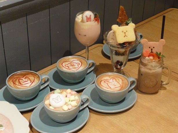 ドリンクメニューは4種類で提供される