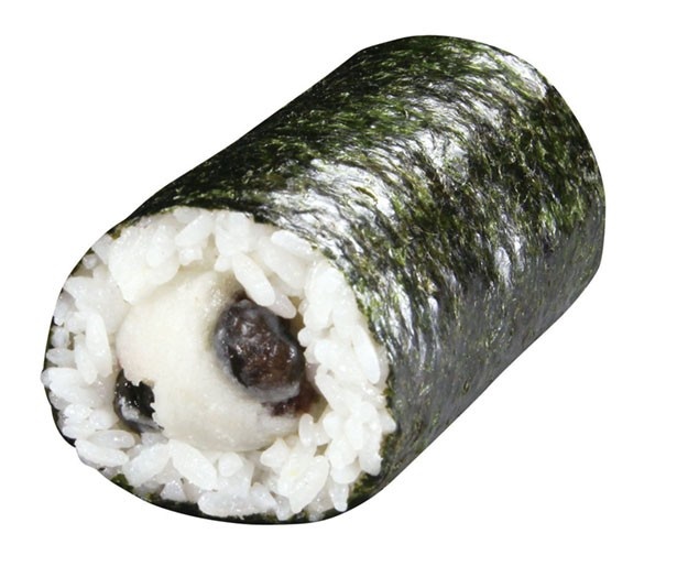豆大福をそのまま2個巻いた「まめ巻」(税抜220円)