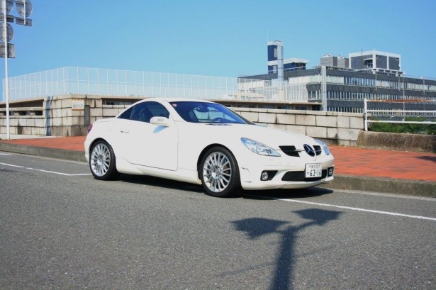 メルセデス・ベンツの「SLK 55 AMG」(R171型、AT)もレンタル対象に