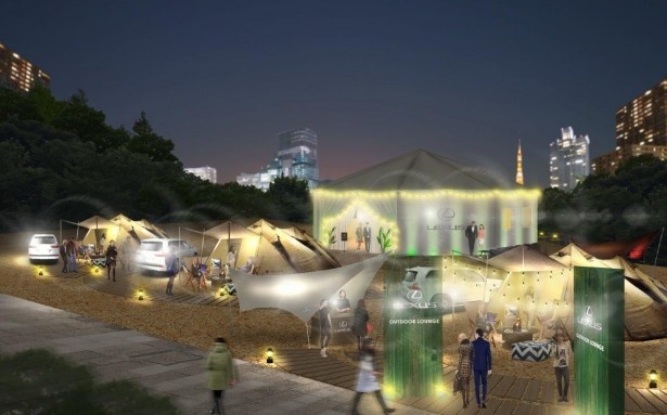LEXUSが東京ミッドタウンで「LEXUS CITY GLAMPING with snow peak」を開催
