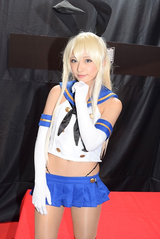 「艦隊これくしょん-艦これ-」の島風に扮するLemiさん