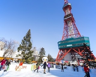 May J.も登場！雪まつり会場にスケートリンクが出現