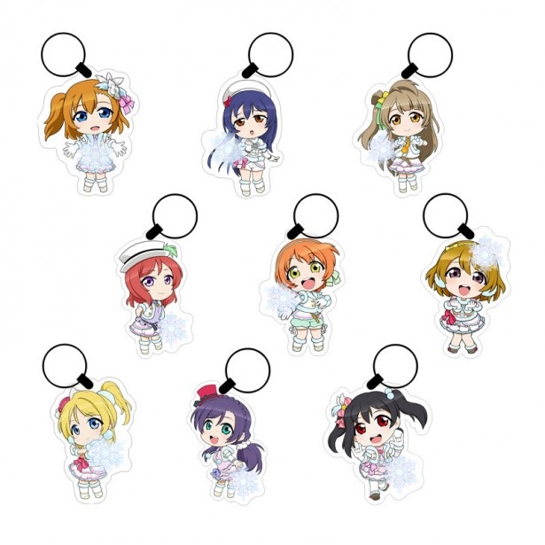 ラブライブ！LEDキーホルダー 9種(各500円)