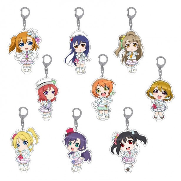 ラブライブ！アクリルキーホルダー 9種類(各700円)