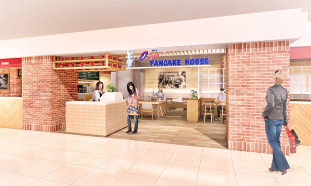 4月21日(木)博多マルイ2階にオープン。カジュアルな店内で、本場のパンケーキを味わおう！