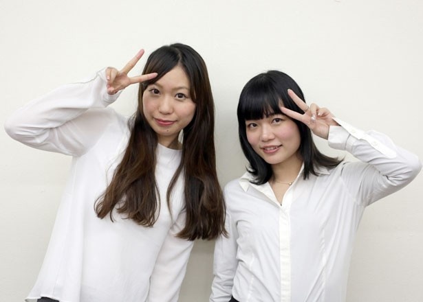 映画サイト「キネプレ」ラジオMCガールの水瀬みお(写真左)と野間ユミカ(右）もゲストで登場