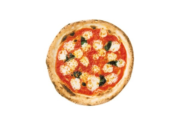 「PIZZERIA ALBERI」定番のマルゲリータ(580円)は、トマトの酸味とモッツァレラチーズが好相性
