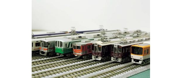 阪神電車や阪急、神戸電鉄などのNゲージも！