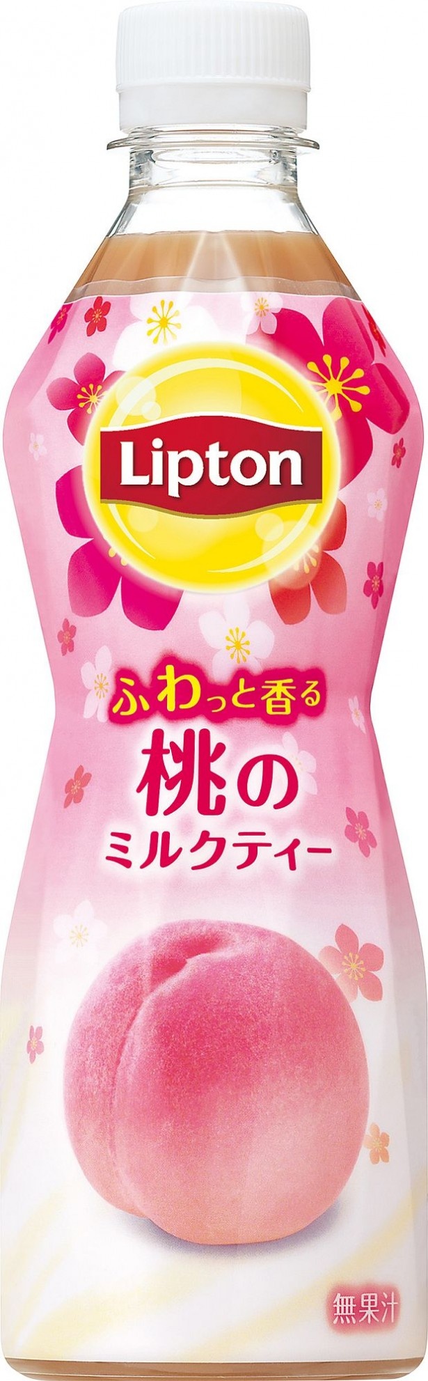 「リプトン ふわっと香る桃のミルクティー」(税別140円)も新登場