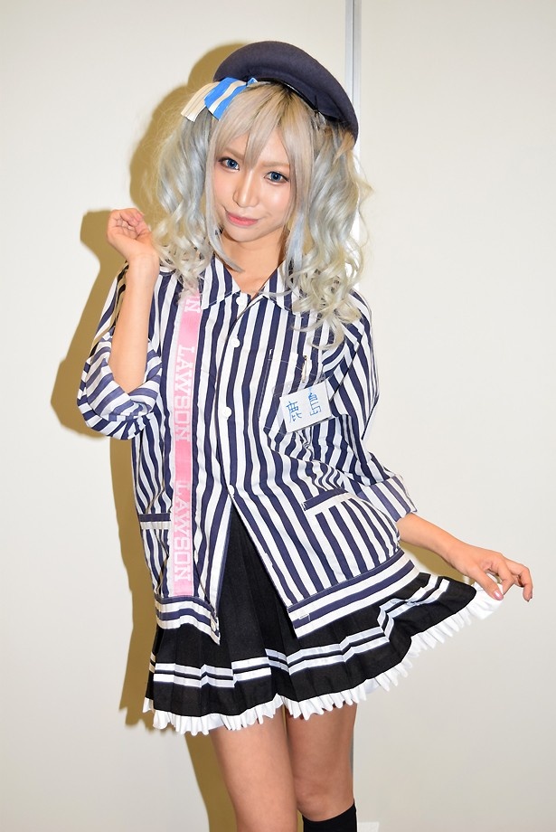 「艦隊これくしょん-艦これ-」の鹿島に扮するかえるちゃんさん