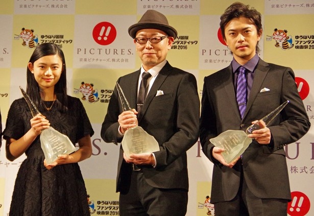 京楽ピクチャーズ.PRESENTS ニューウェーブアワードを受賞した土井裕泰監督、勝地涼、杉咲花