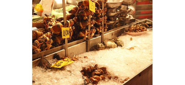 海や川が近く、とれたての新鮮な魚介も安価で豊富に手に入る