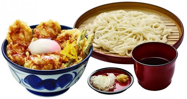 ＋220円でうどん付きにできるうれしいセット