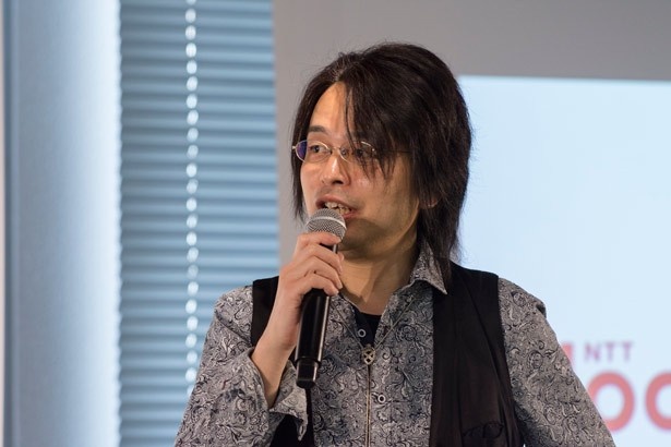 トライエース 開発管理部 プロデューサーの向峠慎吾氏。トライエースらしいバトルやオリジナリティーにこだわったという