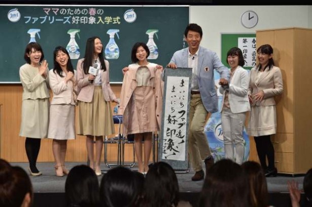 熱いコメントで会場を沸かせた松岡修造。終始会場は盛り上がった