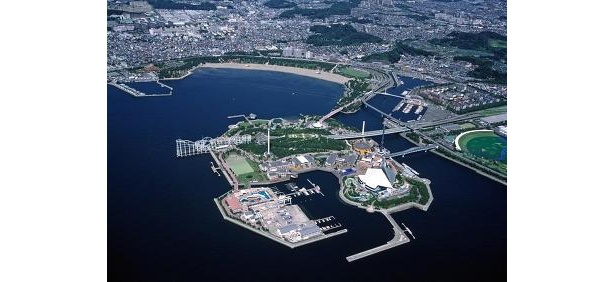 海から八景島を訪れるというのも楽しい