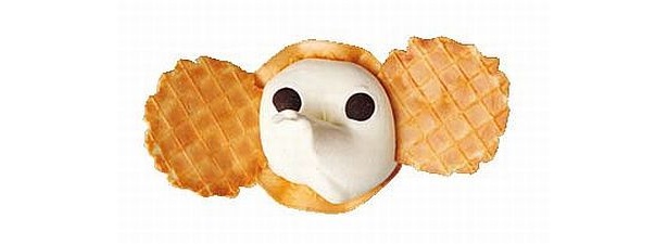 象そっくり!?ゾウノハナソフトを上から見た画像