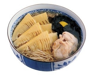 春ならではの食材！そばとタケノコの黄金タッグが光る