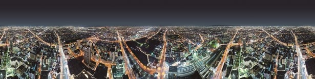 当イベントが開催されるハルカス300からの夜景は抜群！